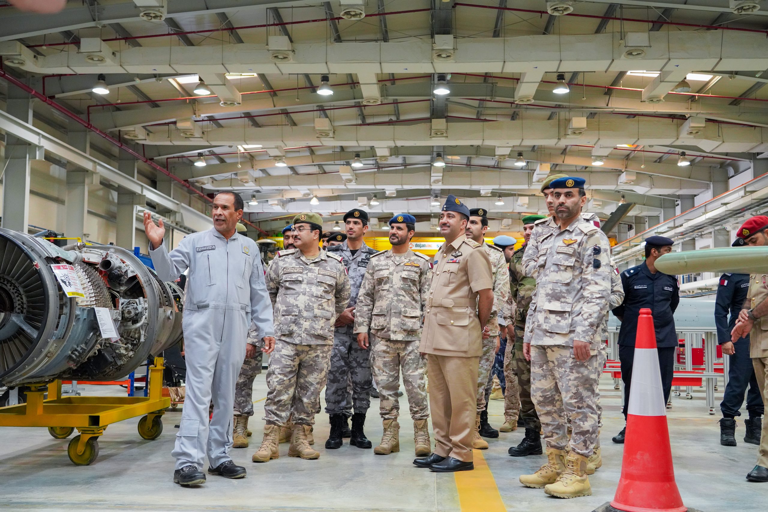 A Delegation from Joaan Bin Jassim Joint Command and Staff College
